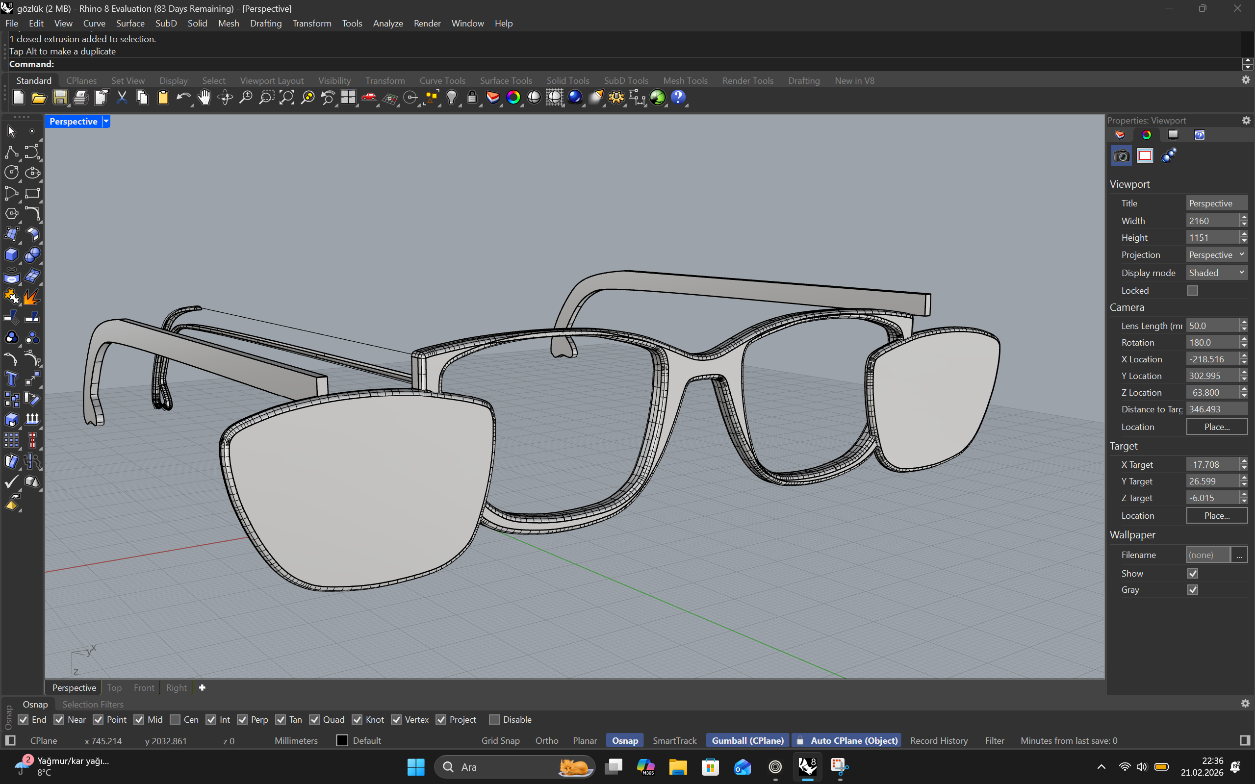 Endüstriyel Ürün Tasarımı: Modern Optik Çerçeve